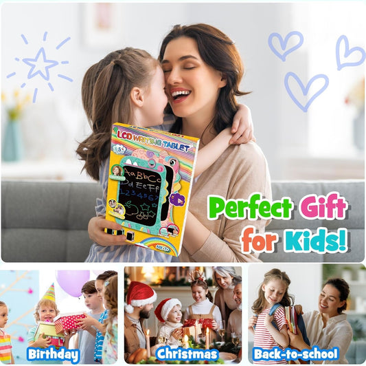 LCD Writing Tablet, Birthday Christmas Kids Unicorn Gifts,8.5 Inch Colorful Toddler Doodle Board Drawing Tablet, Erasable Reusable Electronic Drawing Pads, Educational And Learning Toys For Kids