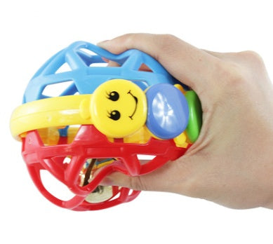 Children's bells, rolling balls, baby bells, hand catching balls, young children, learning crawling baby fitness toys, 6-12 months
