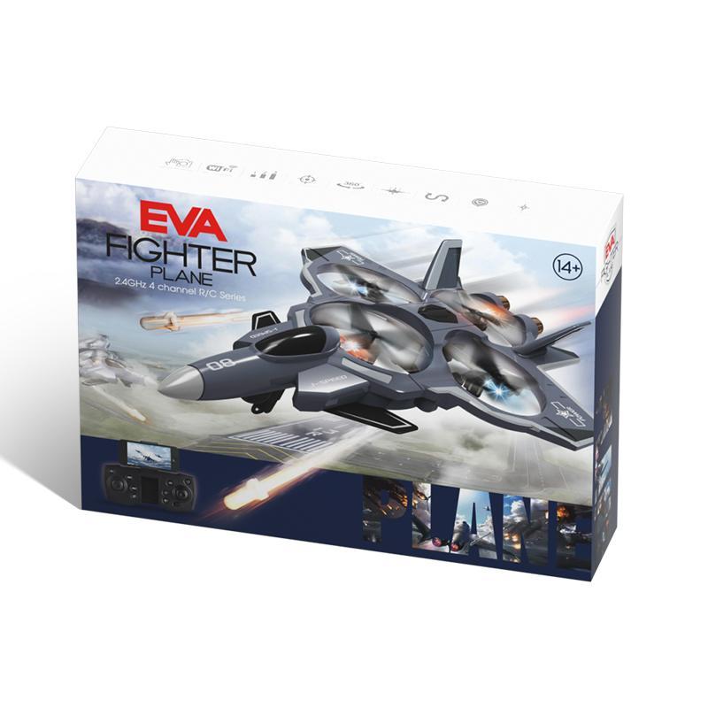 Highly Rated 2.4G Simulated Quadcopter Fighter Model Remote Control