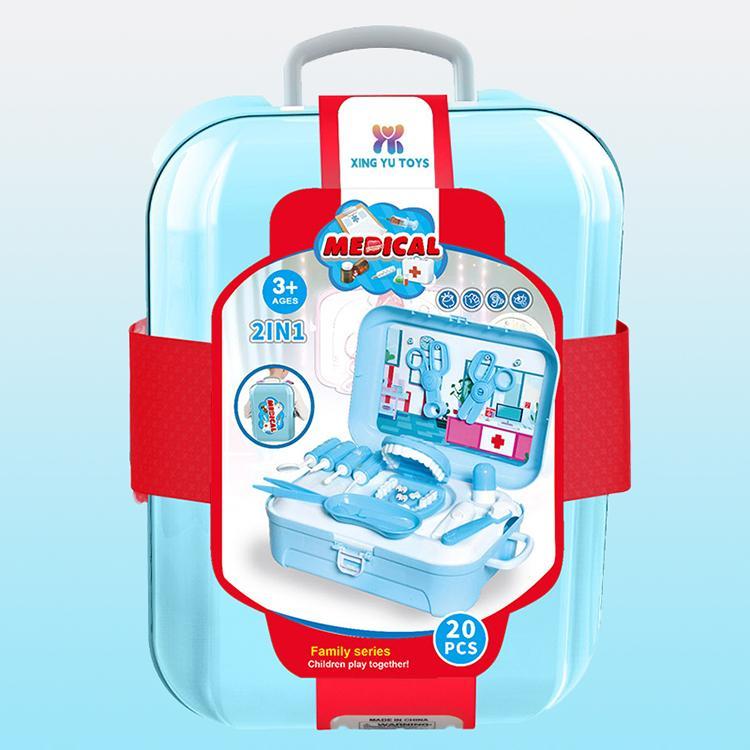 Doctor Role Play Backpack Toothbrush Toothpaste Dentist Toy Set Children's Early Childhood Education Preschool Education Toys