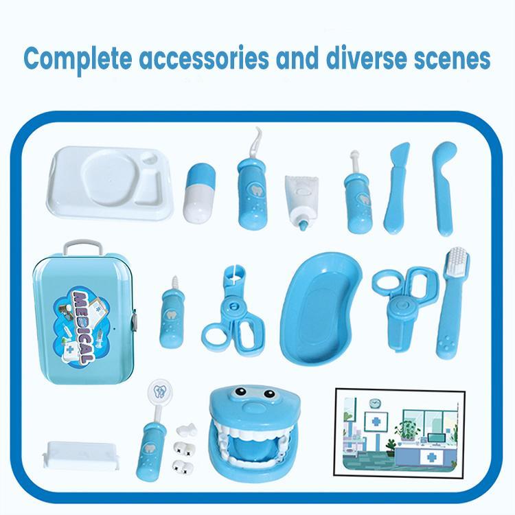 Doctor Role Play Backpack Toothbrush Toothpaste Dentist Toy Set Children's Early Childhood Education Preschool Education Toys