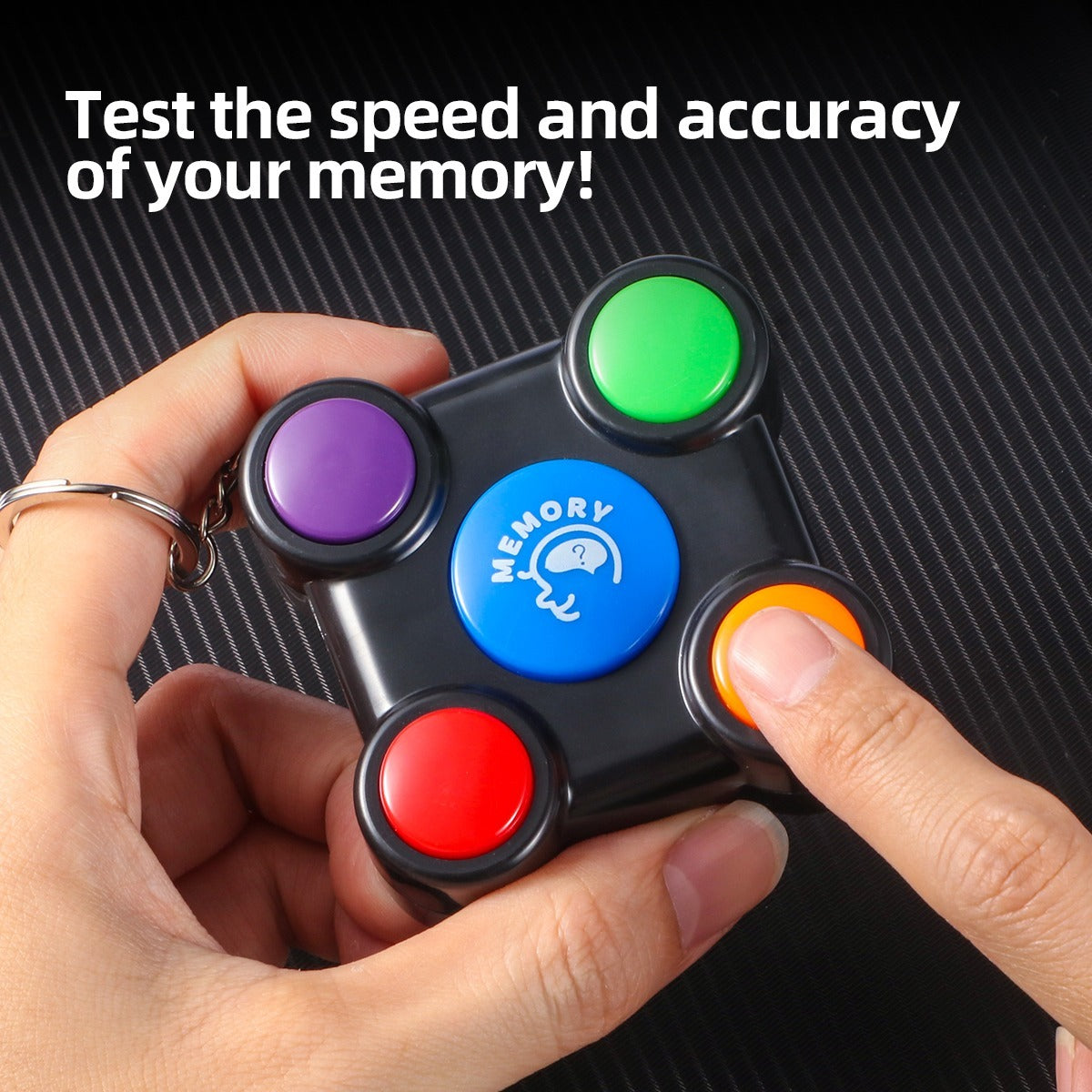 1PC Portable Mini Memory Game Console 4 In 1 Brain Training Toy For All Ages Enhance Memory And Reaction Ideal For Travel Home School