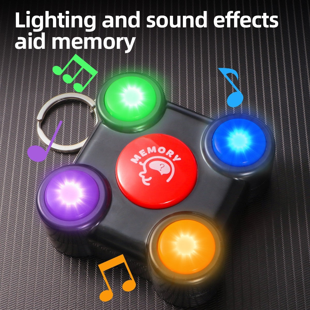 1PC Portable Mini Memory Game Console 4 In 1 Brain Training Toy For All Ages Enhance Memory And Reaction Ideal For Travel Home School