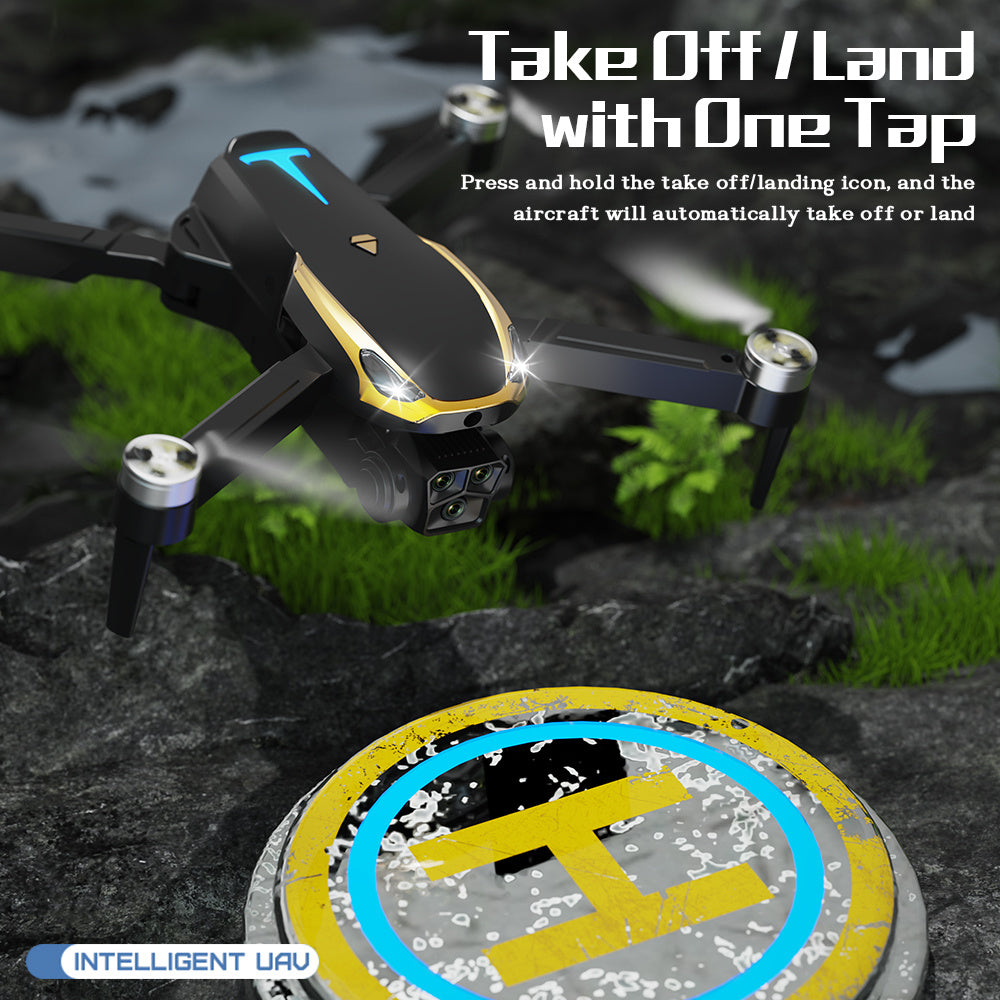 M8 PRO Drone Toys With 2 Batteries, HD Camera, Brushless Motor, FPV Live Video Quadcopter, Intelligent Obstacle Avoidance, Optical Flow Positioning Accurate Hover Shooting, 360 Degree Rolling, Gifts