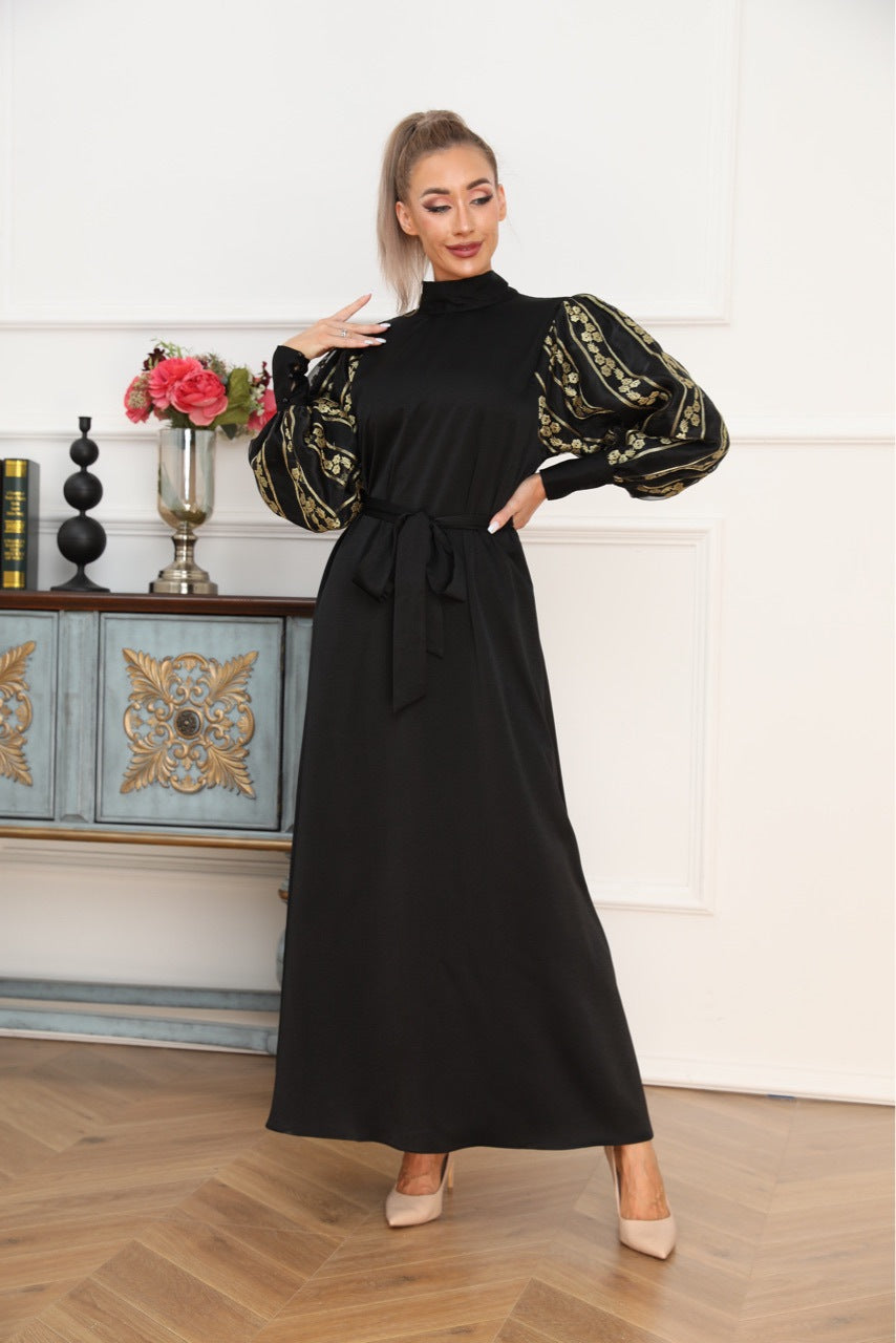 An Embroidered Abaya For A Muslim Lady