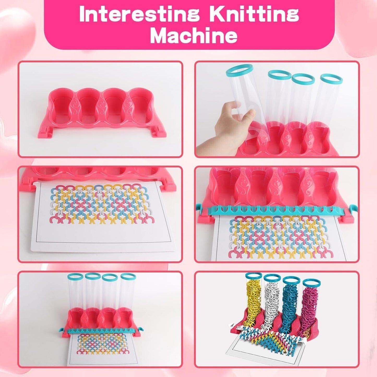 DIY Toys Puzzle Creative Ribbon Woven Hand Ropes Jewelry Making For Children Toy,Girls Kids Toy Gifts.Logistics Is Randomly Sent By UP,USPS,FEDEX