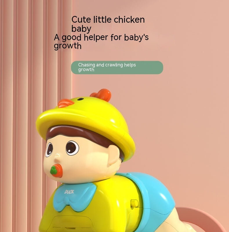 Children's Head-up Training 6 Months Music 1-year-old Coax Doll Learning Crawling Toys