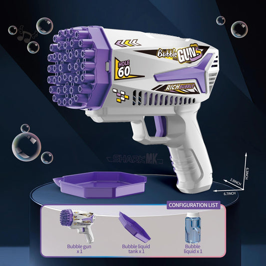 Bubble Gun - Suitable For Outdoor Play And Parties, Enjoy Bubble Fun At Any Time