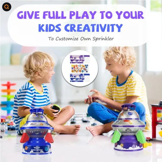 UFO Fountain Outdoor Summer Rocket Toy