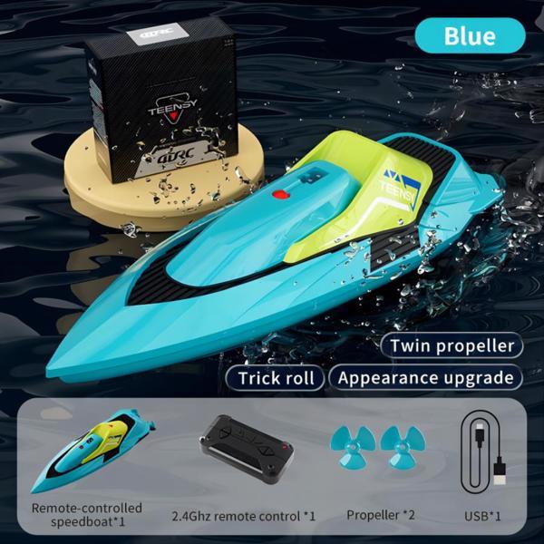 4DRC S5 Blue Green Remote Controlled Ship, Logistics Randomly Sent By UPS, USPS, FEDEX, Banned Platform Temu