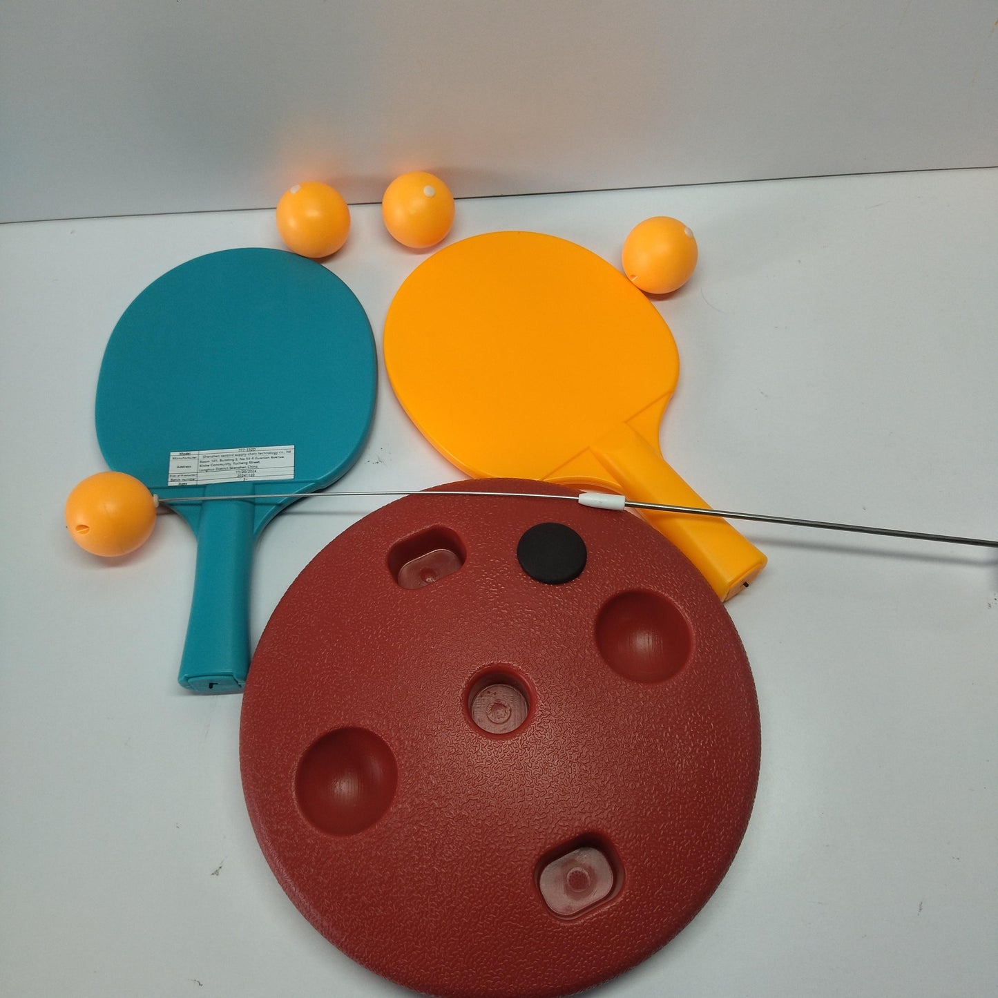 Glowing Ping-Pong Set - The Luminous Delight Of Night Games With Flashing Lights, Easy To Play, And Endless Laughter