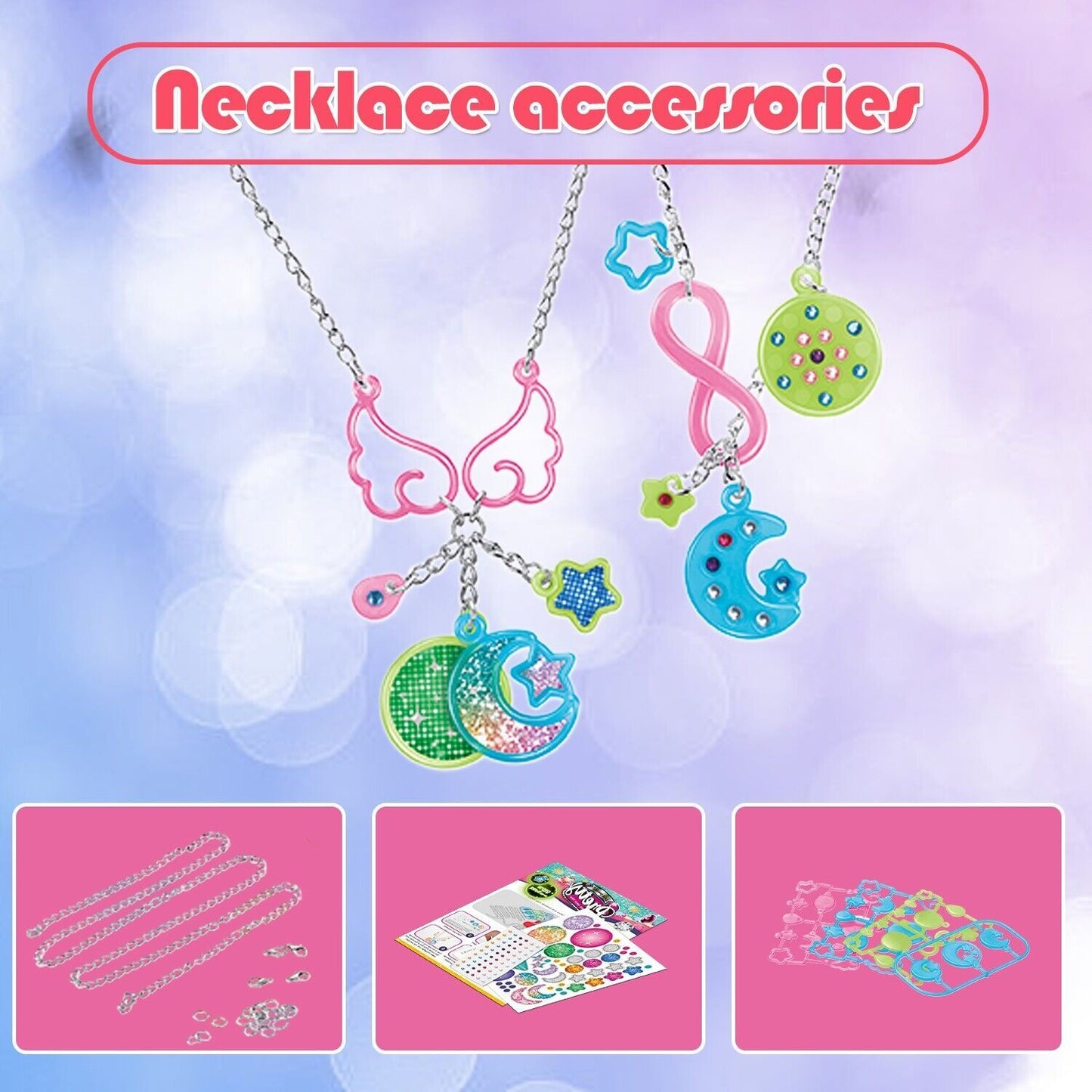 Children's Bracelet Making Kit, Beaded Rope DIY, Children's Hand Knitting Beading Games, Craft Rope Making Tools, Children's Game Activity Sets .Logistics Is Randomly Sent By UPS,USPS,FEDEX.