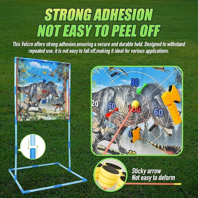Dinosaur Themed Outdoor Sports Game Throw, Aim And Hit Prehistoric Bullseye, Experience The Excitement Of Jurassic, Aim, Splash And Score