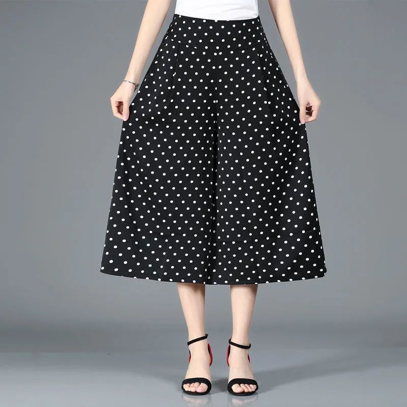 Printed Cropped Pants