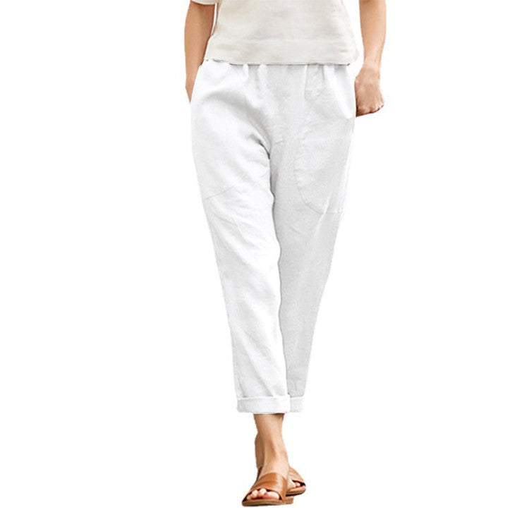 Women's loose Pocket Harem Pants