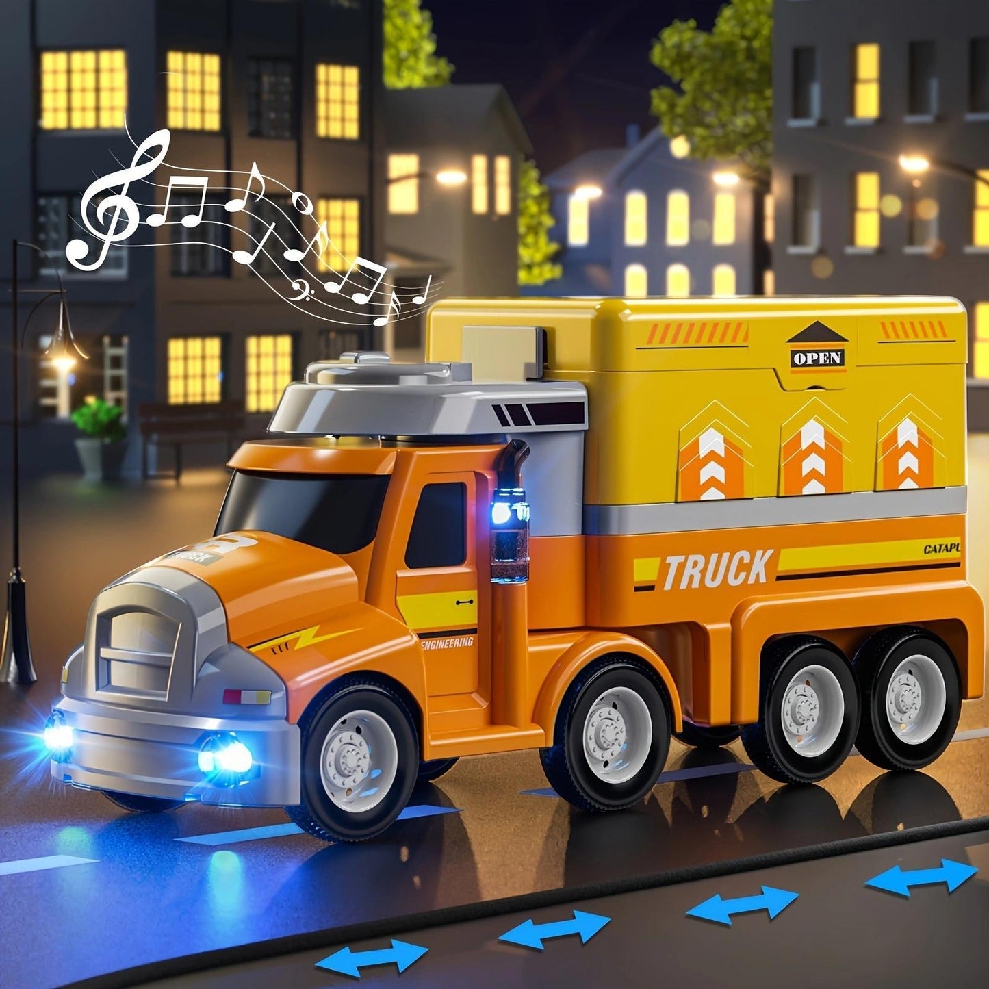 Yellow Rail Trailer Transporter, Helping To Move Easily