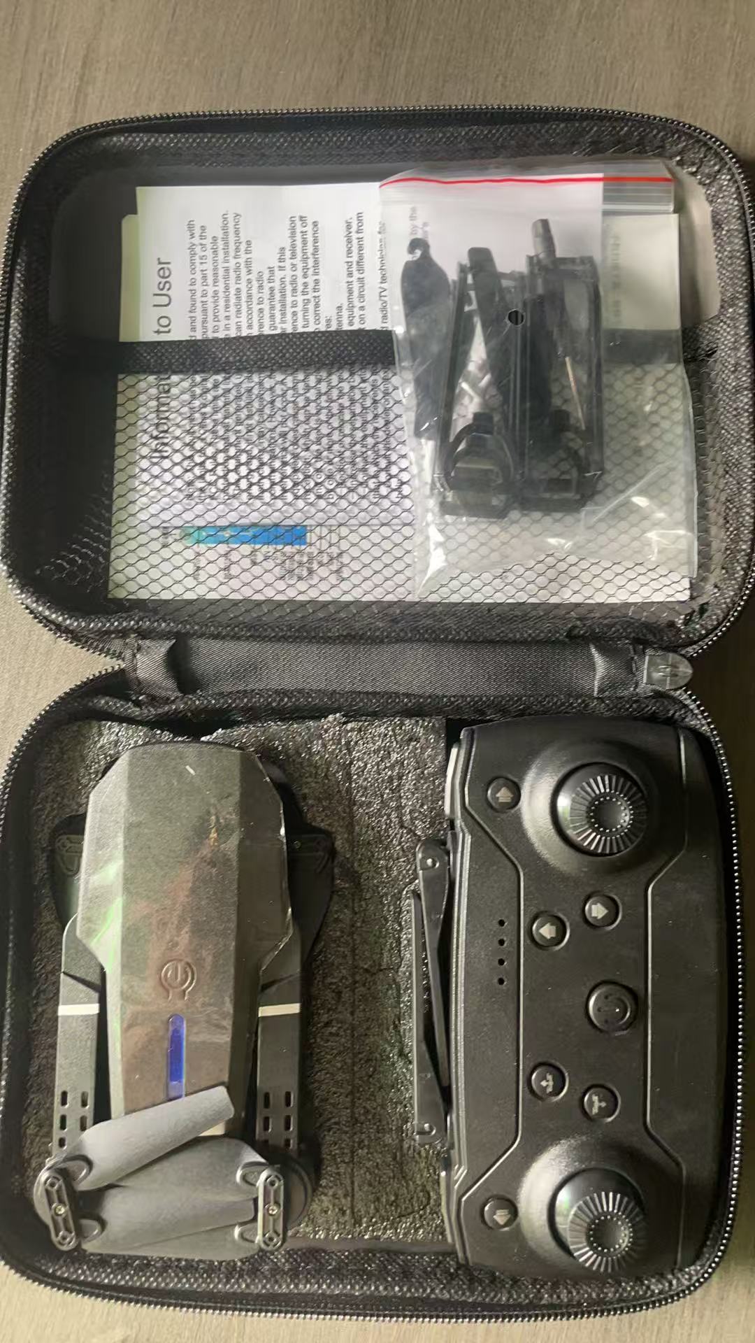 E88 Black Single Camera 2 Battery