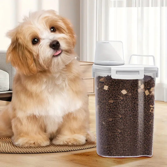 Sealed Food Storage Containers With Lids - Leak-proof And Moisture-proof Kitchen Storage Boxes, Suitable For Grains, Nuts, Flour And Rice - Made Of Durable PE Material