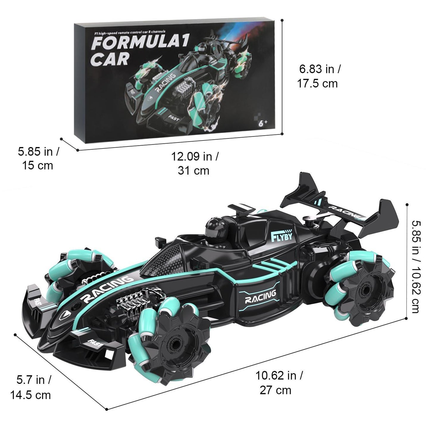 Formula One Full-drift Racing Car Equipped With A Dual-control Mode Controller And Gesture Control