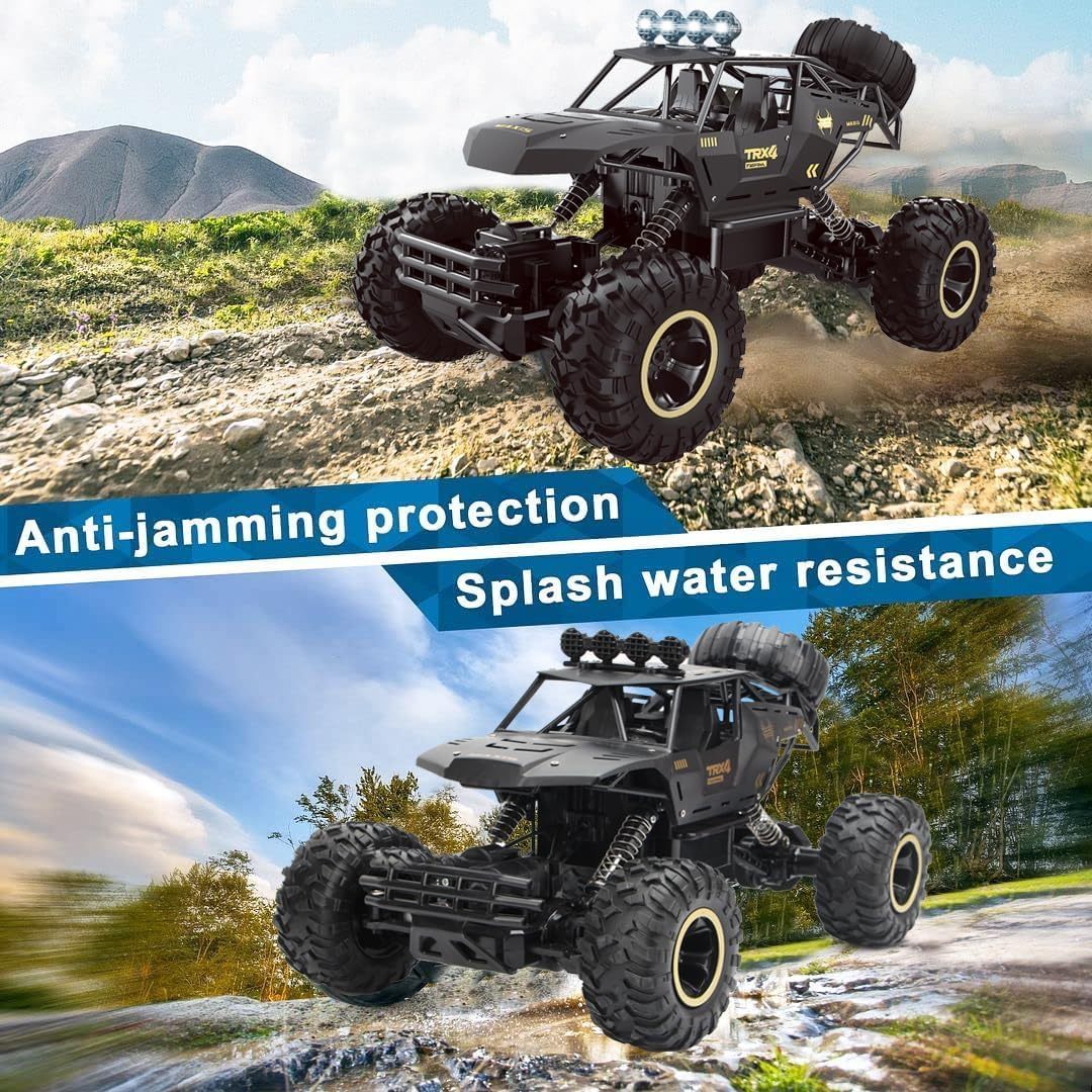 2025 NEW 4DRC Rc Car Rock Crawler Rechargeable Off Road Truck 4WD , Metal Shell LED Headlights RC Remote Control Off Road Car Truck,Logistics Is Randomly Sent By UPS,USP.