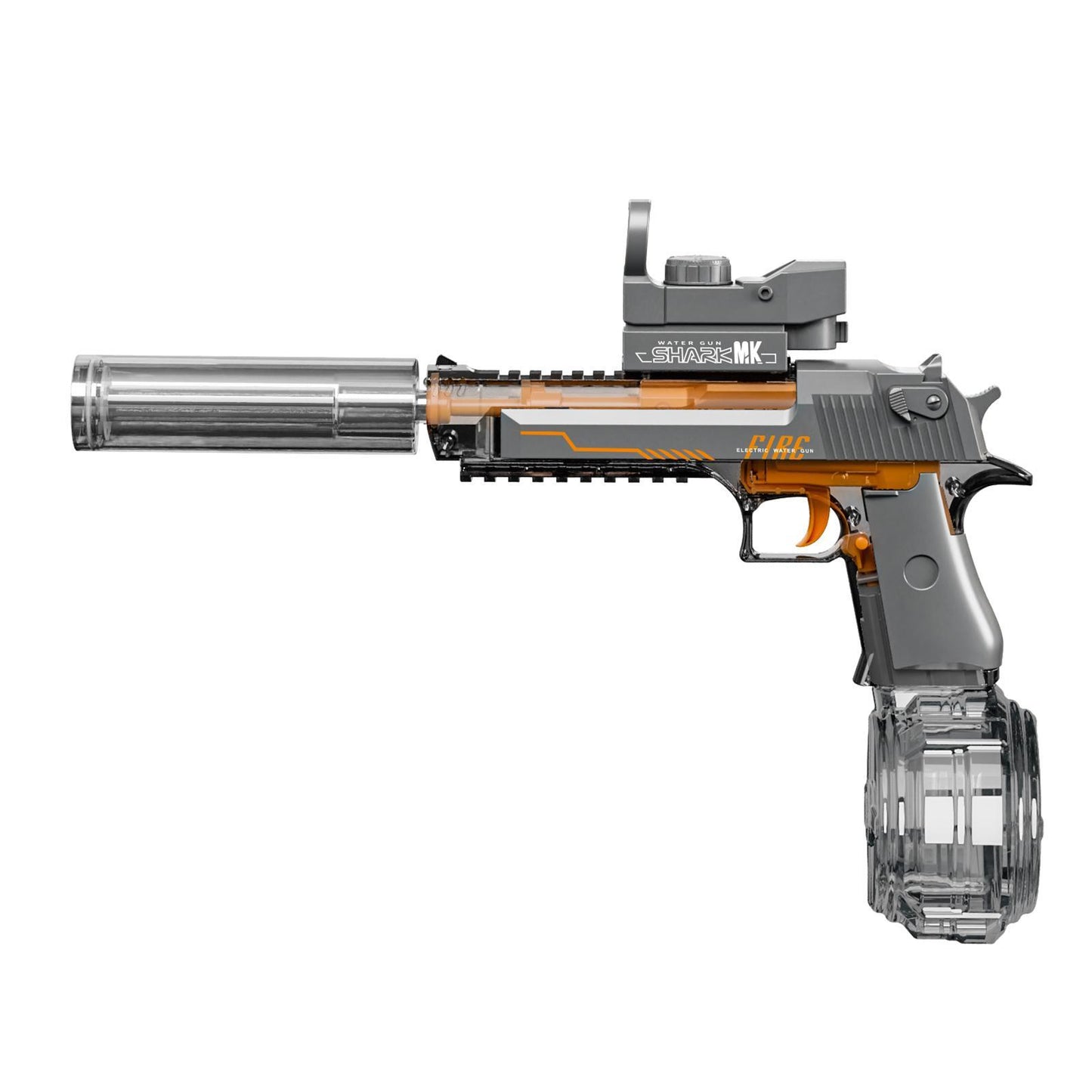 Transparent Desert Eagle Electric Water Gun - The Perfect Gift For Summer Holidays, Safe And Fun To Play