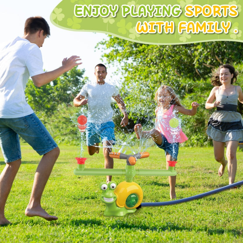 Water Sprinkler Toy For Kids Outdoor Water Toys For Yard Summer Lawn Pool Party Fun For Boys And Girls Water Toys For Kids Aged 3 And Above Yellow