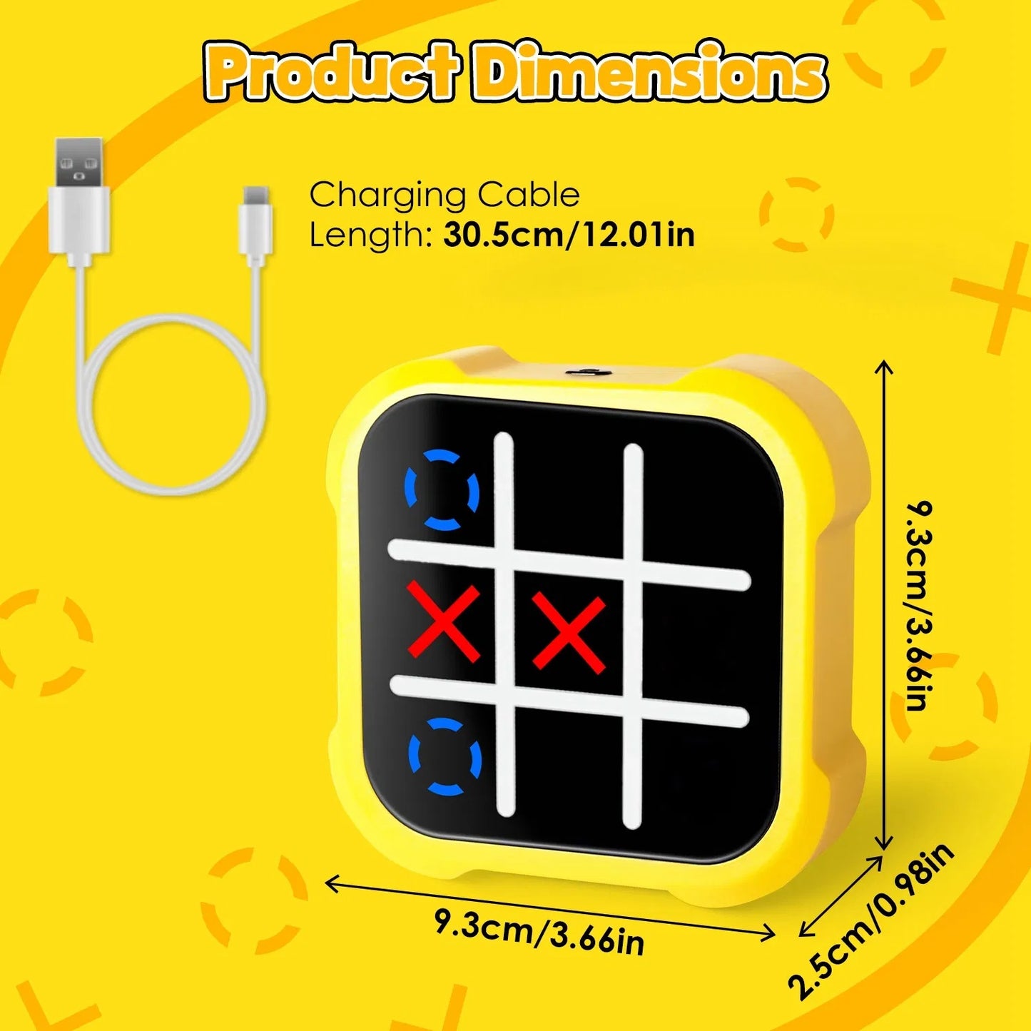 3 In 1 Electric Tic Tac Toe Game Memory Flash Whack Mole Game Portable Travel Game Classic Board Games For Adults And Kids Aged