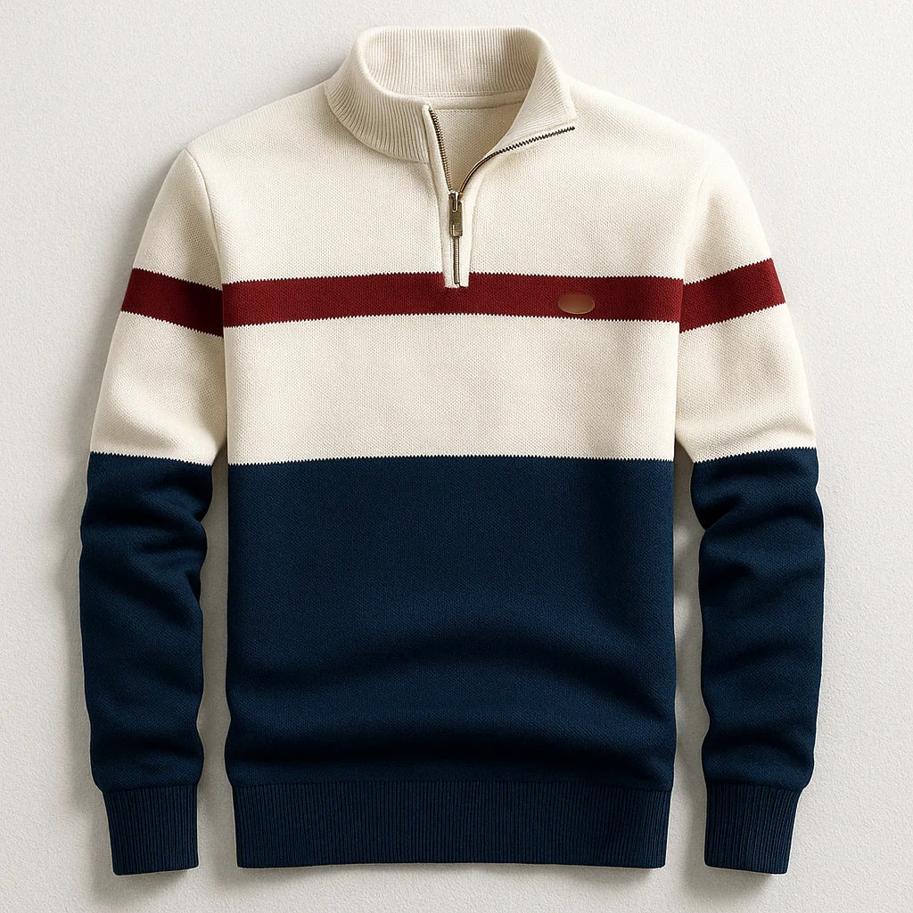 Business Stand Collar Sweater