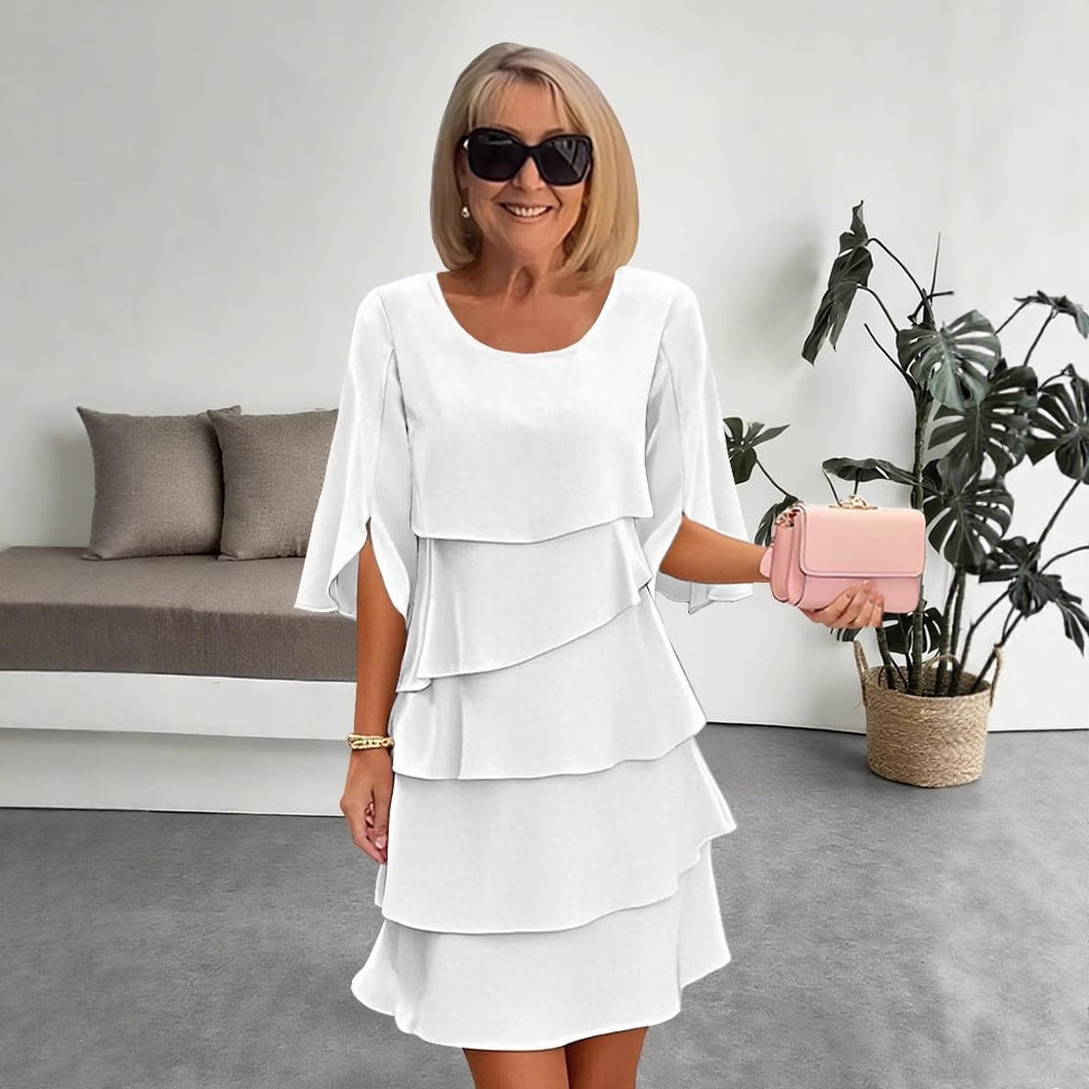 Women'S Round Neck Dress