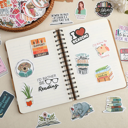 324Pcs Book Stickers For Kindle, Spicy Bookish Sticker Pack For Adults, Aesthetic Book Accessories, Booktok Book Lovers Gifts, Vinyl Decals For Laptops, Water Bottles