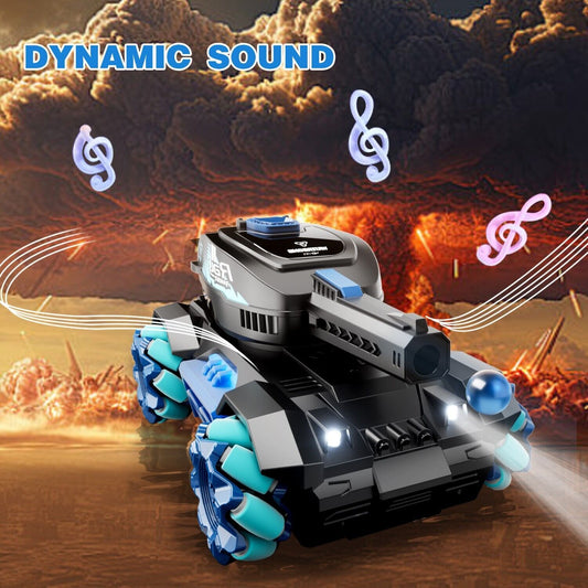 4DRC Y1 RC Truck Drift Gesture Vehicle, RC Track Scale Water Bullet Shooting, All Terrain Four-wheel Drive Combat Stunt Vehicle 360 Rotation, Logistics Randomly Sent By UPS, USPS, FEDEX, Banned Plat
