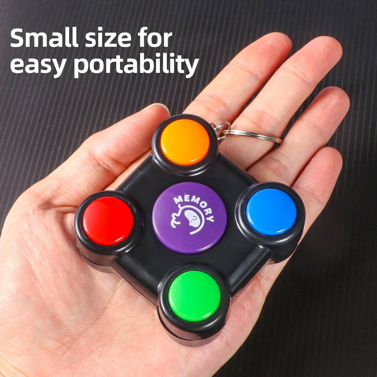 1PC Portable Mini Memory Game Console 4 In 1 Brain Training Toy For All Ages Enhance Memory And Reaction Ideal For Travel Home School