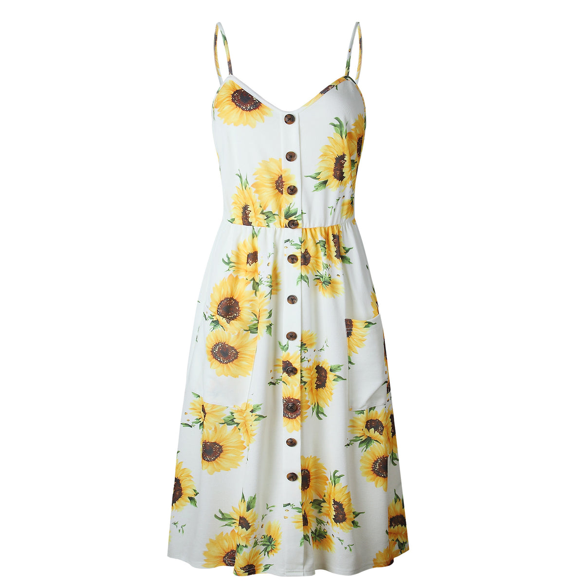 Stylish Halter Print Dress