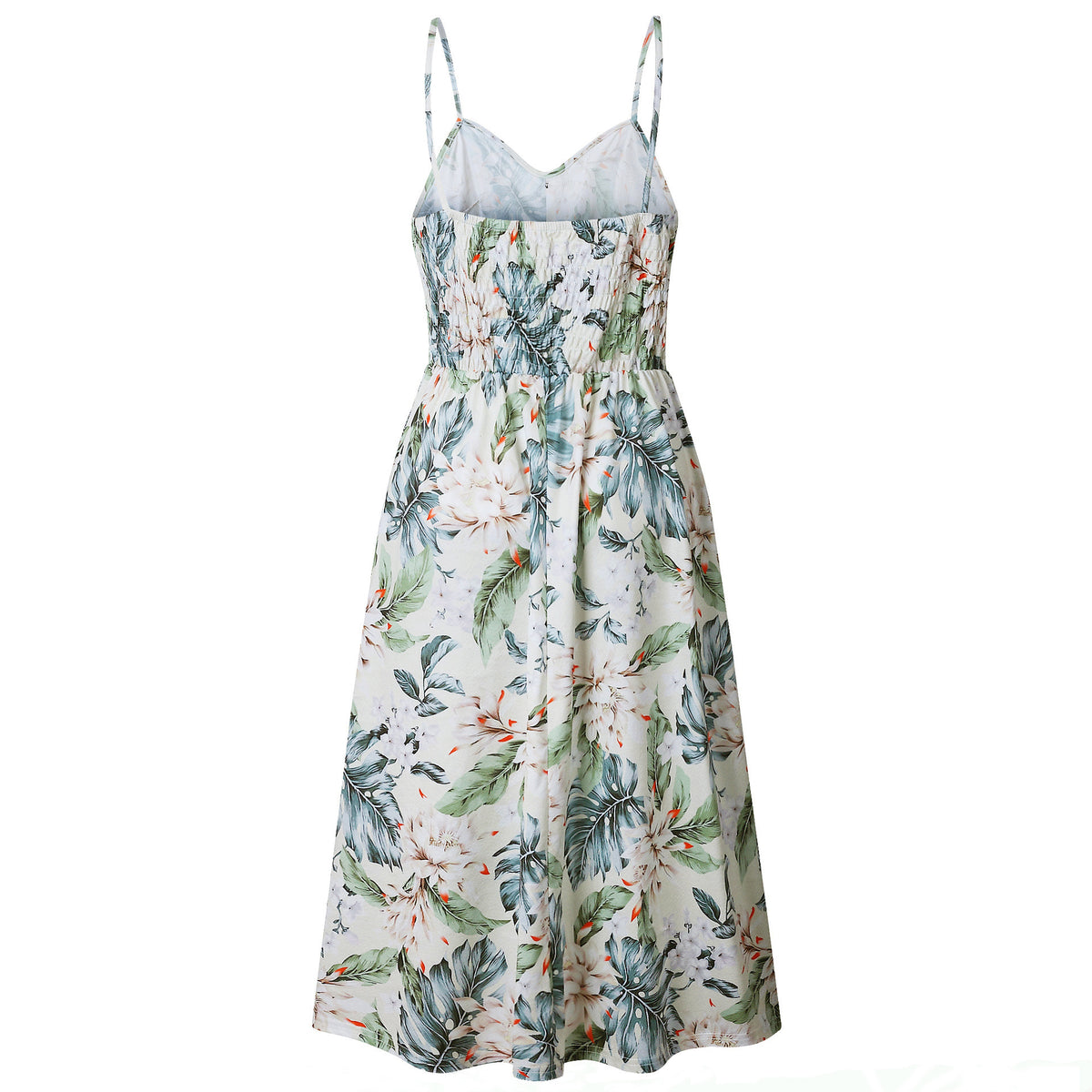 Stylish Halter Print Dress