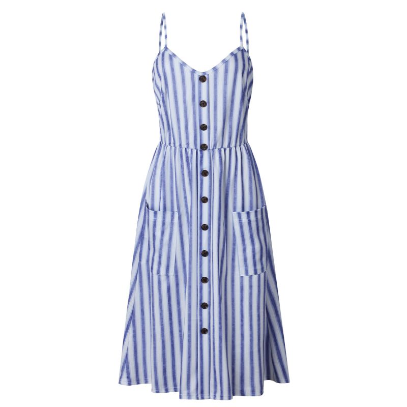 Stylish Halter Print Dress