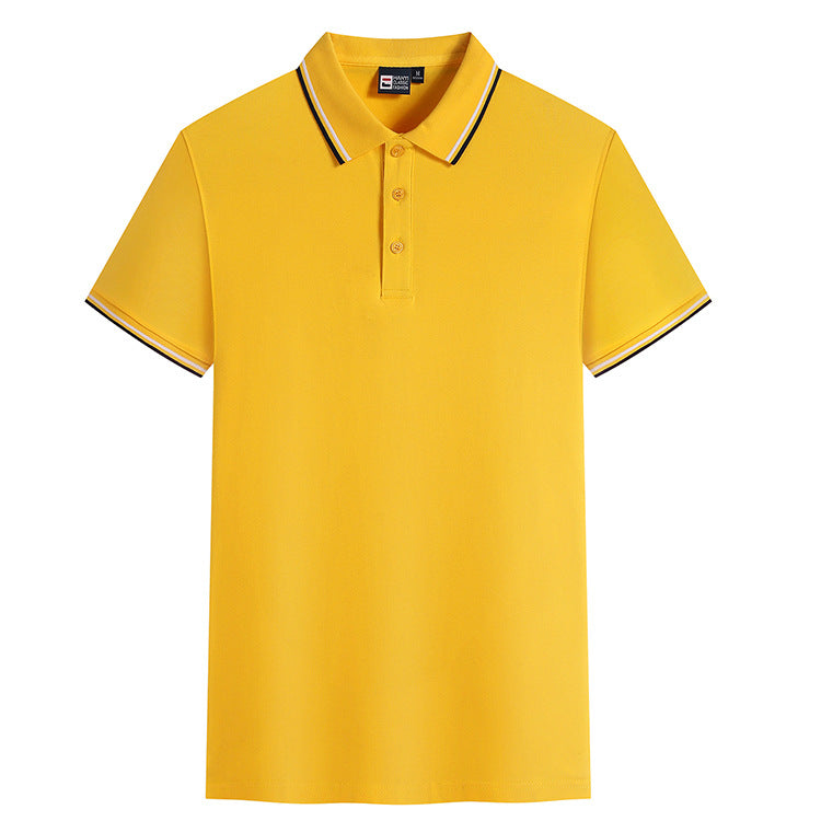 Fashion Lapel Short Sleeved T-Shirt