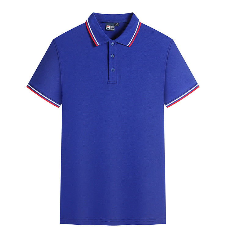 Fashion Lapel Short Sleeved T-Shirt