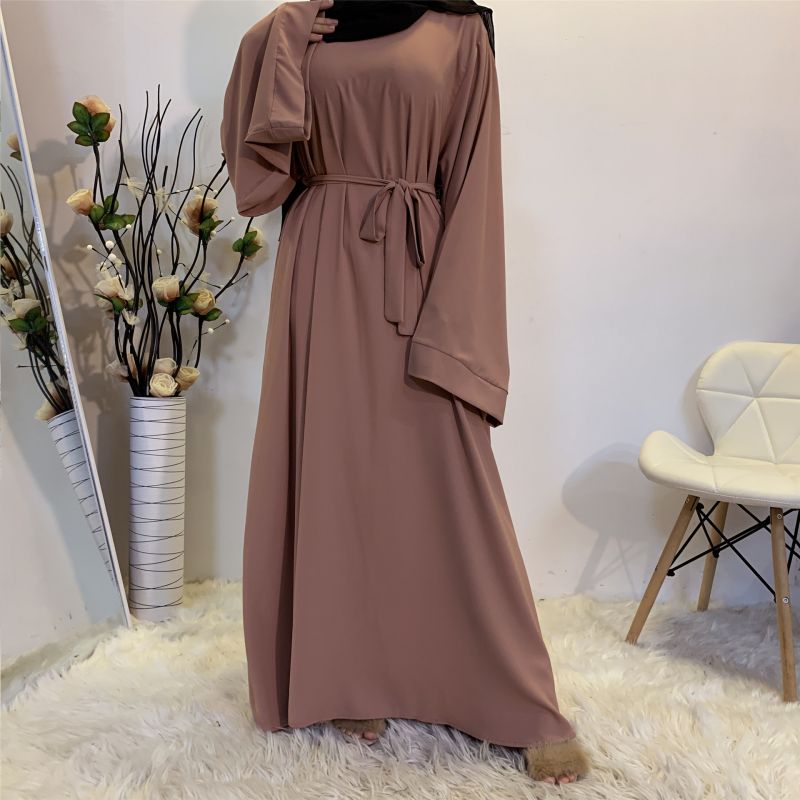 A Full-Size Belted Muslim Abaya