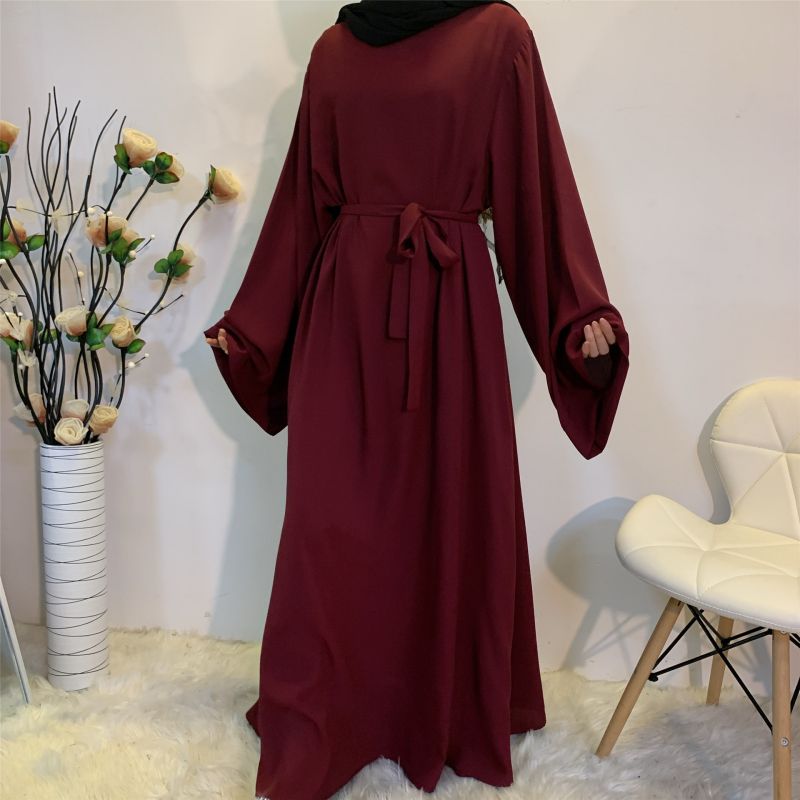 A Full-Size Belted Muslim Abaya