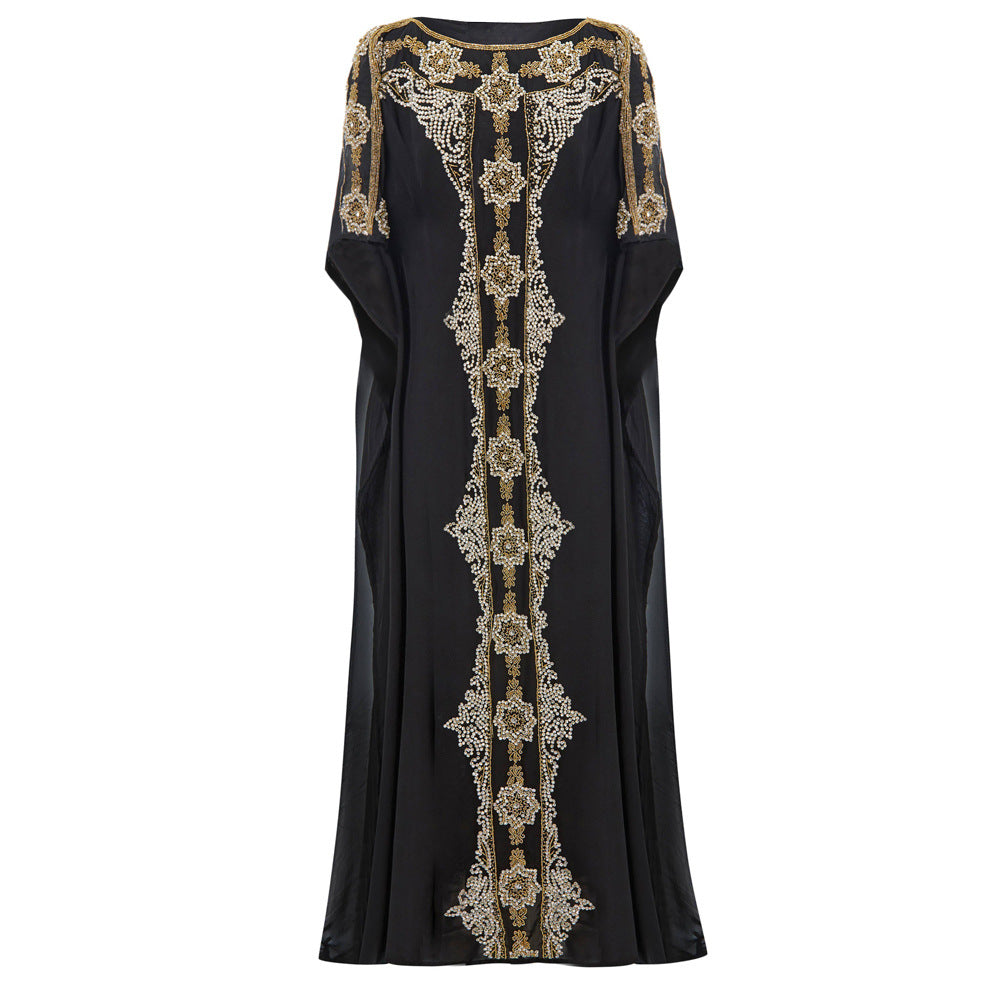 Muslim Round Neck Abaya