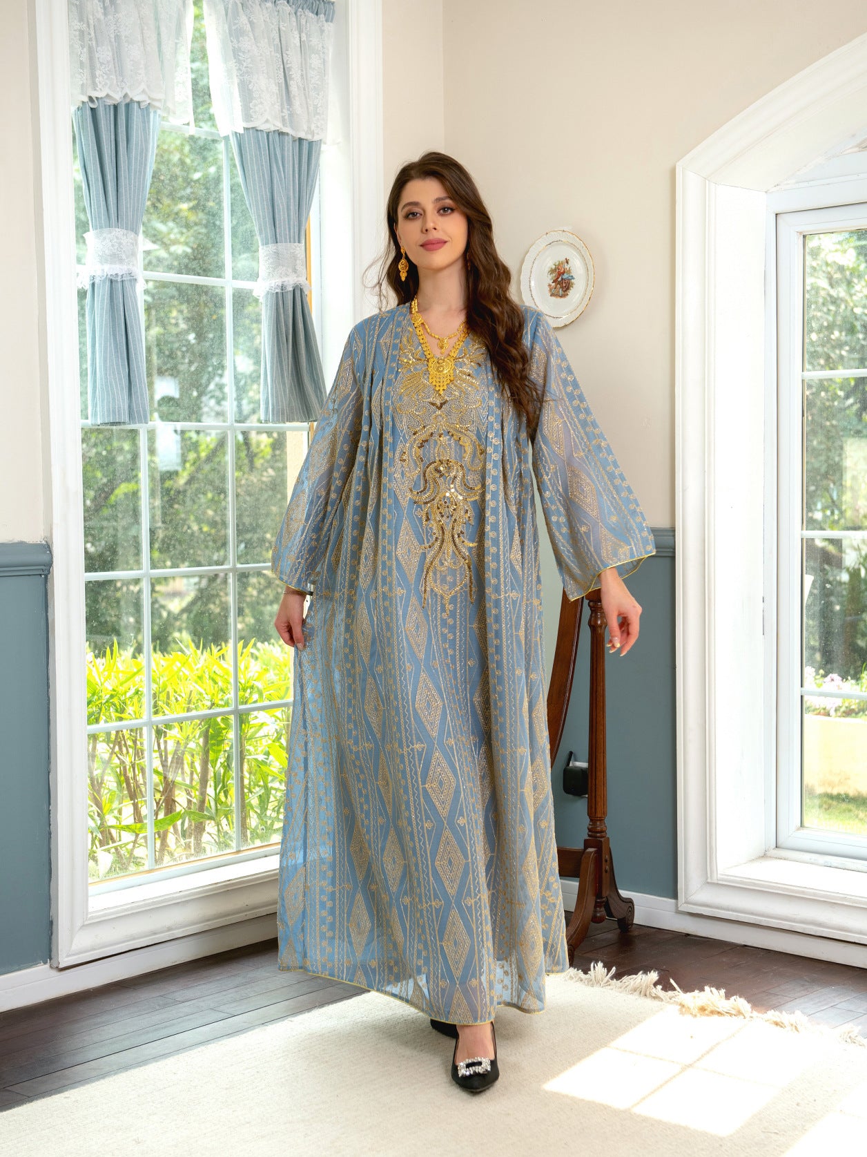 Dubai Evening Gown Robe Abaya