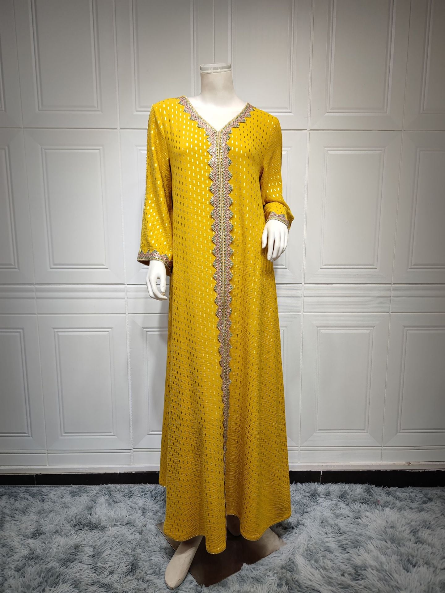 Gilded Muslim Dubai Abaya