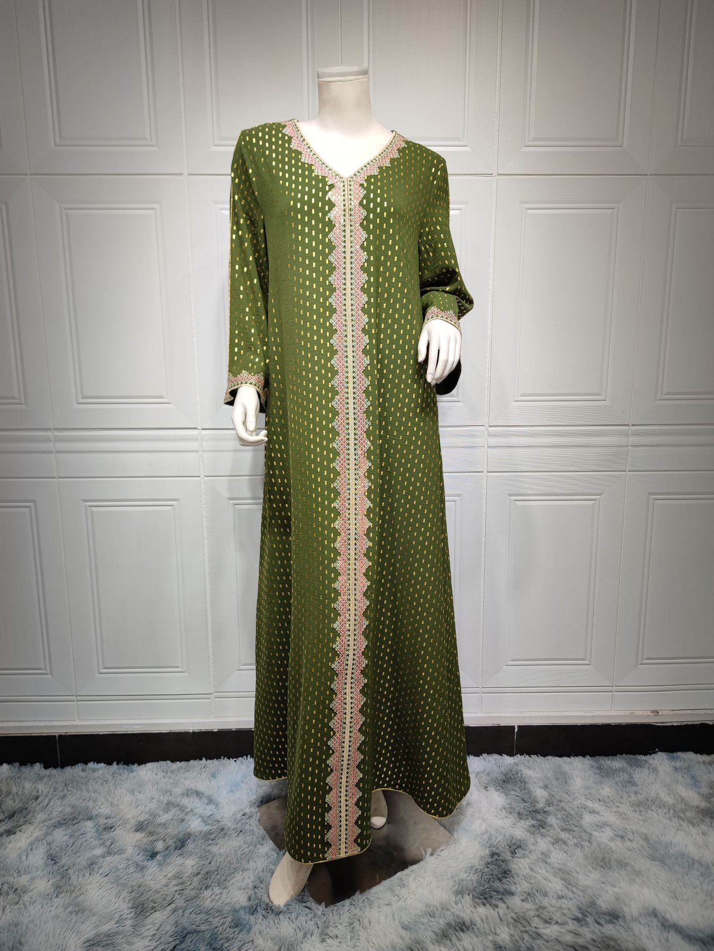 Gilded Muslim Dubai Abaya