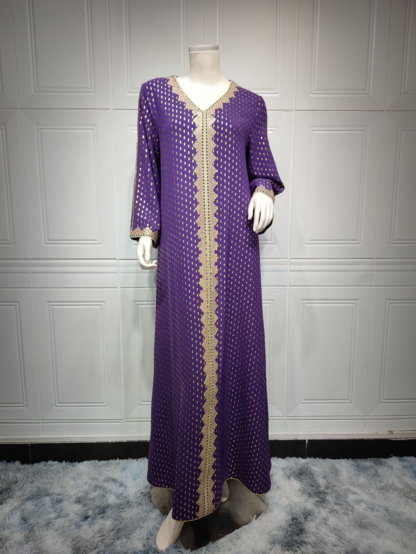 Gilded Muslim Dubai Abaya
