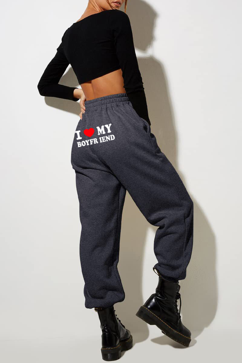 Loose Fitting high Waisted Sports Pants