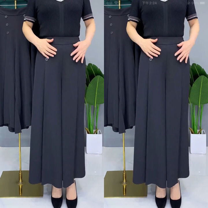 Dropping Sensation Showcases Temperament in Wide leg Pants