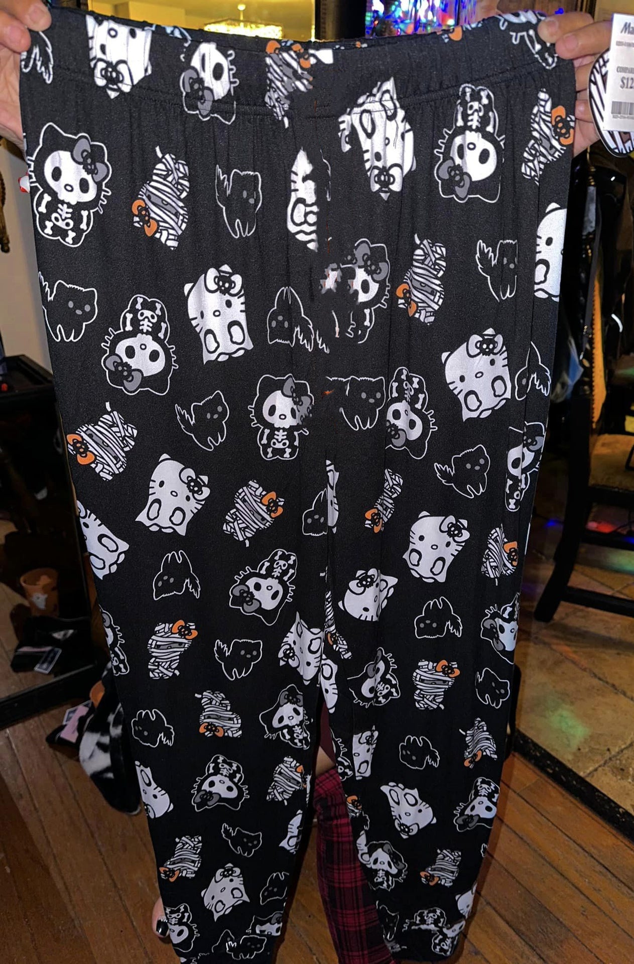 Cartoon KT Cat Flannel Pajamas