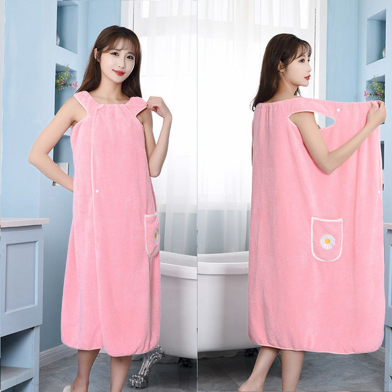 Quick Drying, Comfortable and Soft Bathrobe