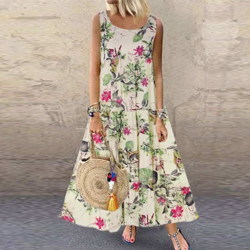 Summer Short-sleeved Dress