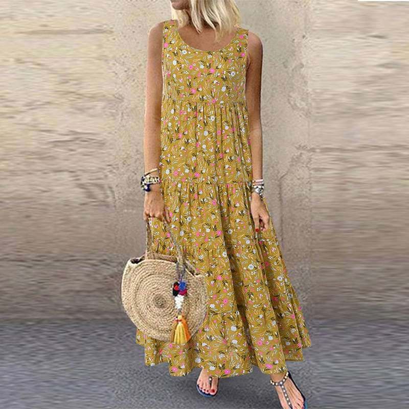 Summer Short-sleeved Dress
